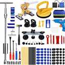Bitlyle Dent Puller Hail Remover Kits,129pc Professional Car Paintless Dent Removal Tools,Slide Hammer 2 in 1 T-Bar, Adjustable Dent Lifter,Bridge Puller for Auto Body SUV Dings Damage DIY Removal