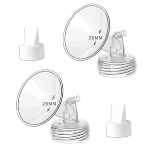 26mm Wide Mouth Flange and Duckbill Valve Compatible with Spectra S1/S2 and 9 Plus Not Original Spectra Pump Parts Replacement