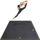 GXMMAT Large Yoga Mat 6'x4'/6'x6'/7'x5'(7mm/9mm), Extra Thick Workout Mats for Home Gym Flooring,Ultra Comfortable Non-Slip Quick Resilient Barefoot Wide Exercise Mat for Pilates,Stretching,Meditation