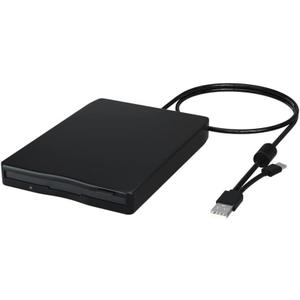 USB & USB-C Dual Interface External Floppy Disk Drive, 1.44MB FDD for Laptop PC Desktop, Compatible with Windows 11/10/8/XP/Linux & Mac OS