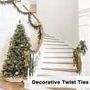 Rope Curtain Tiebacks, 6pcs Decorative Handmade Tie Backs Curtain Holdbacks Holders Cord for Window Sheer Drapes Indoor Outdoor, Gold