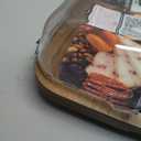 FARBERWARE BuildABoard Acacia Cutting Board with Builtin Storage Compartments, Clear Locking Lid & White Handles, Great for Charcuterie & Snacks