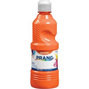Prang Ready-to-Use Tempera Paint, Orange, 16 Oz., 4 pack