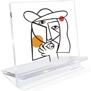 Funny Bathroom Acrylic Sign, Humorous Signs, Modern Minimalist Bathroom Decorations, Interesting Decor for Washroom Toilet, Amusing Gift to Friends 4.3x3.9x2.5 inches