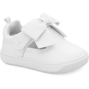 Stride Rite Baby Girl's Kamila (Infant/Toddler) White ,4 Toddler M