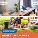 EMF Shield Sleeve for Cell Phone, 2 in 1 Radiation Blocker Sleeve, 100% Silver Fiber Lining & Waterproof Case | RFID Blocking Anti 5G EMF Protection for Pregnant Women (Size 4"x 8", Universal Fits)