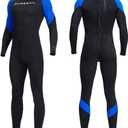 Dive Skins for Women Men Full Body Swimsuit Rash Guard Scuba Skin Thin Wetsuit, One Piece Long Sleeve Quick Dry Diving Skin UV Protection Surfing Spandex Wet Suit for Snorkeling Water Sport, 2XL