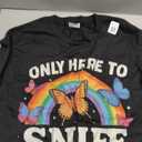 Funny Embarrassing Inappropriate Only Here to Sniff Chairs T-Shirt, Small