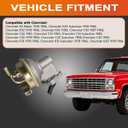 M60039 Mechanical Fuel Pump Automotive Replacement Compatible with Chevrolet, GMC Models