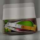 8ft Tape Measure for Kids, STEM Educational Tool with Level, Protractor and Eraser, Retractable Snail Shaped Measuring Tapes, Child-Safe Stocking Stuffers Gift for Boys & Girls 3+, Green