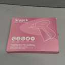 Handheld Micro Tagging Stitch Gun for Clothes - Quick Clothing Fixer - Mini Sewing Kit - Includes 6 Needle, 1000 Black Fasteners & 1000 White Fasteners (Purple)