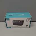 15W Fast Wireless Charger with Bluetooth Speaker and Alarm Clock Radio,4 in1 Wireless Charging Station for iPhone,Android Phones with FM Radio for Bedroom (7inch, Gray)