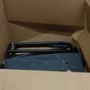 Bedsure Outdoor Elevated Dog Bed Large Sized Dog, Portable Indoor & Outdoor Cooling Raised Cot Pet Hammock Bed with Skid-Resistant Feet, Frame with Breathable Mesh, Grey, 49 inches