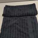 Jacquotha 2-Pack Bathroom Hand Towels (Black) Ribbed – Guest Room & Spa Premium Cotton Face Towels 13” x 29”, Soft and Quick Drying 480 GSM