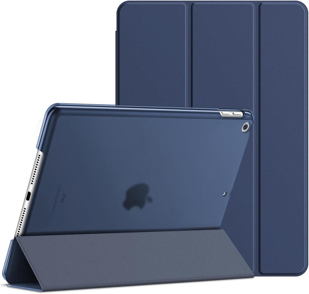 JETech Case for iPad 10.2-Inch (2021/2020/2019 Model, 9/8/7 Generation), Auto Wake/Sleep Cover (Deep Navy)