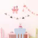 DOITOOL Wood Floating Shelves Bow Shelf Pink Wall Shelf Kawaii Room Decor Nordic Style Decorative Small Wall Shelves for Bedroom, Living Room, Kitchen, Office (Pink)