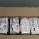 The Honest Company Clean Conscious Diapers for Sensitive Skin Up to 100% Leakproof Hypoallergenic Fragrance-Free Baby Girl Prints Super Club Box Size 1 (814 lbs) 136 Count (Rose Blossom + Tutu Cute)