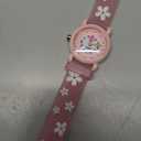 Kids Gift 3D Cartoon Waterproof Toddler Watch for Girls, Gifts for Girls Age 3-8 (Pink Flower)