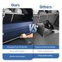 XCF Car Trunk Organizer for Honda CR-V 2017-2022, Collapsible Sturdy Trunk Storage Container with Lid and Handle Large Leather Car Trunk Storage (Blue,39.7 x 11.4 x 12.2in)