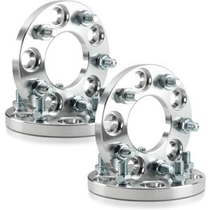 Customadeonly Forged 5x105 to 5x114.3 (5x4.5) Conversion Wheel Adapters 15mm | 4pcs | 56.5mm Bore | M12x1.5 Studs | Allows 5x105 Hubs to Use 5x114.3 Wheels | Stud Trimming May Be Required
