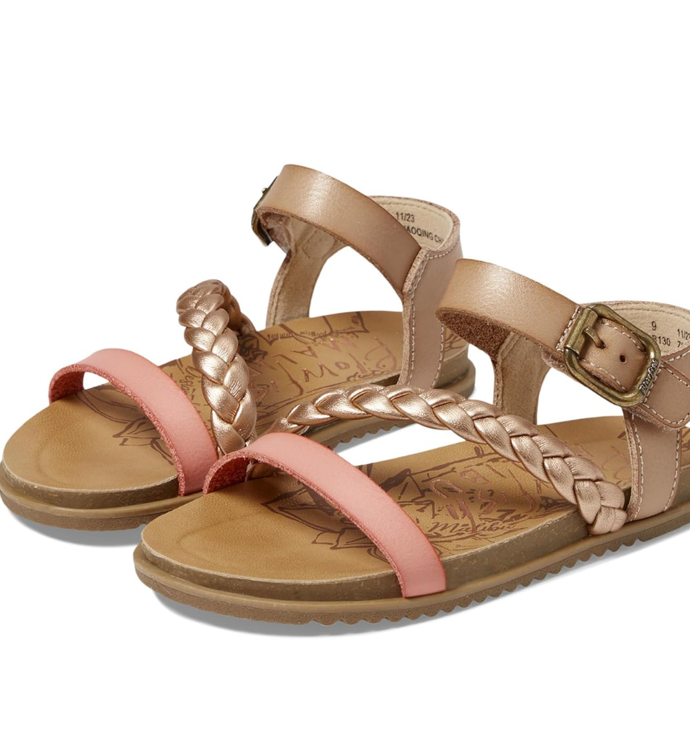 Blowfish Malibu Girl's Mylo-T (Toddler/Little Kids) Flat Sandal, 10
