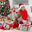 Dinosaurs Christmas Wrapping Paper for Boys Girls Kids - 8 Jumbo Sheets Cartoon Dinosaurs, Santa Hats and Snowman Designs - DIY Gift Wrap for Party Favors New Year Birthday Gift, 28"x40" (Dinosaur)