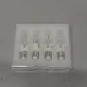 JDE11 120v 75w, 55mm E11 Halogen BulbReplacement E11 Led Bulb T4 Mini Candelabra Base, 2700K Warm White Dimmable for Chandeliers, Ceiling Fan, Table Lamps, Cabinet Lighting, 4 Pack