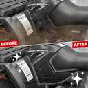 Side Panels with Foil Assembly for Polaris Sportsman 800 700 500 2006 2007, Left and Right Black Side Fairing Panel Guard Plates, Replace #2632936-177, #5435559-070