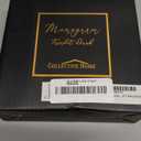 COLLECTIVE HOME - Ceramic Jewelry Tray, Decorative Trinket Dish for Rings Earrings Necklaces Bracelet Watch Keys, Birthday Mother's Day Christmas Gift for Women, 4.75", White Surface (E)