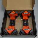 WETOLS Corner Clamp for Woodworking, 90 Degree Right Angle Clamp, Wood Clamps, 4Pcs Adjustable Spring Loaded Woodworking Clamp, Gifts for Dad, Birthday Gifts for Men, Photo Framing, Orange