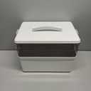 Amazon.com: ANYPROLUS 3 Tier Medicine Cabinet Organizer Large Capacity Medicine Box with Handle, Plastic First Aid Box Empty Multipurpose Medical Supply Organizer with Removable Tray, White : Home & Kitchen