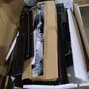 Black,Vanity Desk with Mirror and Lights,Makeup Vanity with Power Outlet and Adjustable Cabinet,Modern Makeup Table with 3 Drawers for Bedroom Makeup Room