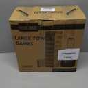 Outdoor Games Large Tower Game 54 Blocks Stacking Game Includes Carry Bag and Scoreboard (Natural)