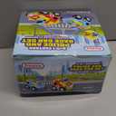 Prextex 2 Pack Cartoon Remote Control Cars for Toddlers  Police Car and Race Car with Steering Wheel Controllers and Lights  Different Frequencies So Both Can Race Together  Toddler Gift 18+ Months