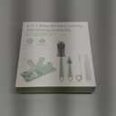 Bottle Brush Set -Baby Travel Essential-6 in 1 Bottle Cleaner Kit with Silicone Bottle Brush,Nipple Cleaner Brush,Straw Brush,Soap Dispenser,Storage Box,Bottle Drying Rack for Home and Travel(Green)