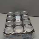 Half-Pint Glass Mason Jars 8-Ounces with Lids and Bands 12-Count per Case (1-Case)