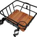 Front Bike Basket Bicycle Storage Basket Stylish,Bicycle Cargo Rack,Cycling Rack Basket for Riding Bicycling Biking Camping