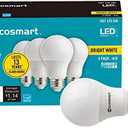 60-Watt Equivalent A19 Dimmable Energy Star LED Light Bulb Bright White (3000K)(16-Pack)