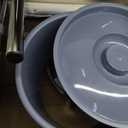 Medline Drop Arm Commode with Padded Seat and Backrest, Durable Toilet Chair for Adults and Seniors, Removable Pail, Splash Guard, Drop Down Arms for Easy Transfer, 350 lb. Weight Capacity, Tan