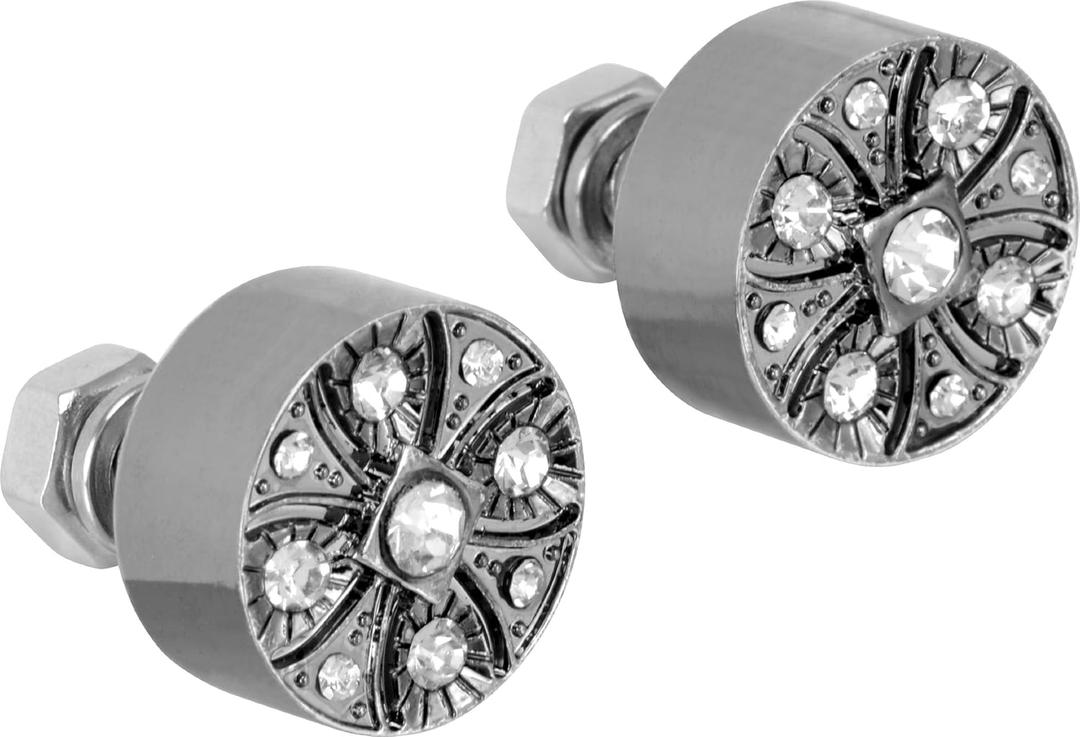 Bell Automotive 22-1-46461-8 'Diamond Swirl' License Plate Fastener