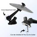 3 x Car Cymbal Air Vent, Car Crash Cymbal, Mini Drum Funny Musical Instrument Gadget, Drumming Fun for Drummer and Music Enthusiasts