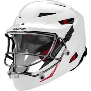 Easton | Hellcat Slowpitch Softball Helmet | Pitchers/Fielders Mask | NOCSAE Certified | Multiple Styles (L/XL | 6 7/8" - 7 1/2", White)
