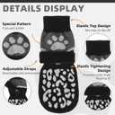 KOOLTAIL Dog Socks Shoes for Hot Pavement, Breathable & Warm Winter Dog Booties to Prevent Licking Paws for Small Medium Large Senior Dogs,Non Slip Grippy Pet Boots & Paw Protectors for Hardwood Floor