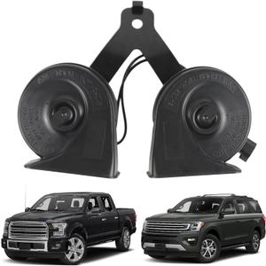 Horn Assembly Dual Note Electric Horn Level 2 Compatible with 2015-2022 Ford F-150 2018-2022 Ford Expedition Replaces# FL3Z-13832-C FL3Z-13832-B FL3Z-13832-A