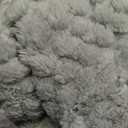 Loops & Threads Fluffy Chenille Yarn - Yarn for Knitting, Crochet, Weaving, and Arts & Crafts - Gray Polyester, 10.58 oz