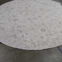 Loloi Chris Loves Julia Louisa Collection LOI-01 Oatmeal/Stone 9'-6" x 9'-6", .38" Pile Height, Round Area Rug