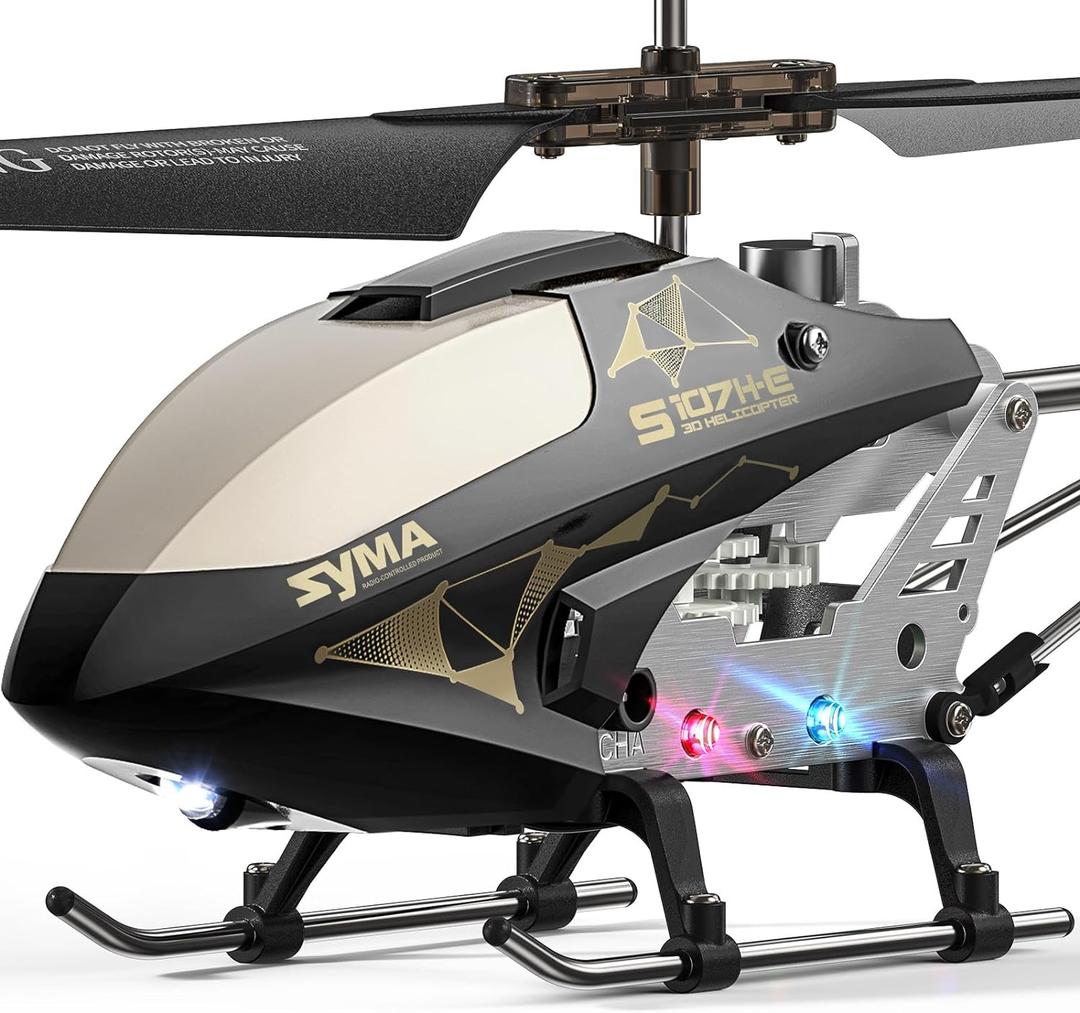 SYMA S107H-E RC Helicopter, Remote Control Helicopter with Altitude Hold, 3.5 Channel, Gyro Stabilizer, Aircraft Toys for 8-12 Kids Beginners as a Gift