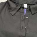 SweatyRocks Women's Short Sleeve Polo Shirt Bodysuit Ribbed Half Button Collared Leotards (X-Large, Black)