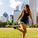 Kickit | The Original Birdie Soccer Trainer | Play Outdoors, Indoors or Backyard, Beach or Tailgate, All Ages Fun & Travel Friendly (Purple)