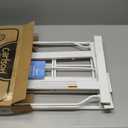 Carlson Extra Wide Walk Through Pet Gate with Small Pet Door, Includes 4-Inch Extension Kit, Pressure Mount Kit and Wall Mount Kit, White